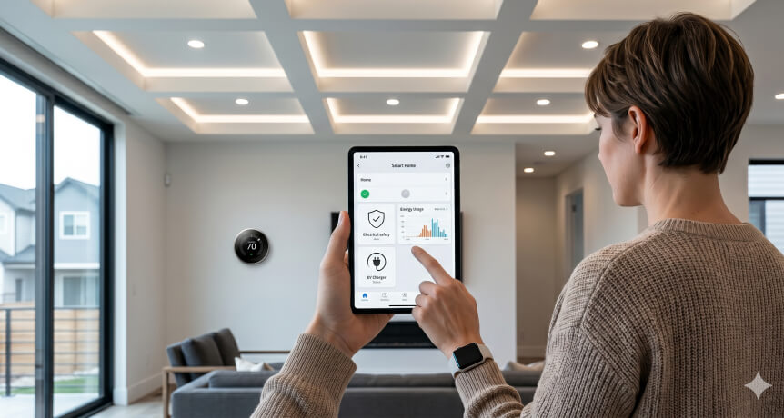 img - smart home app in tablet